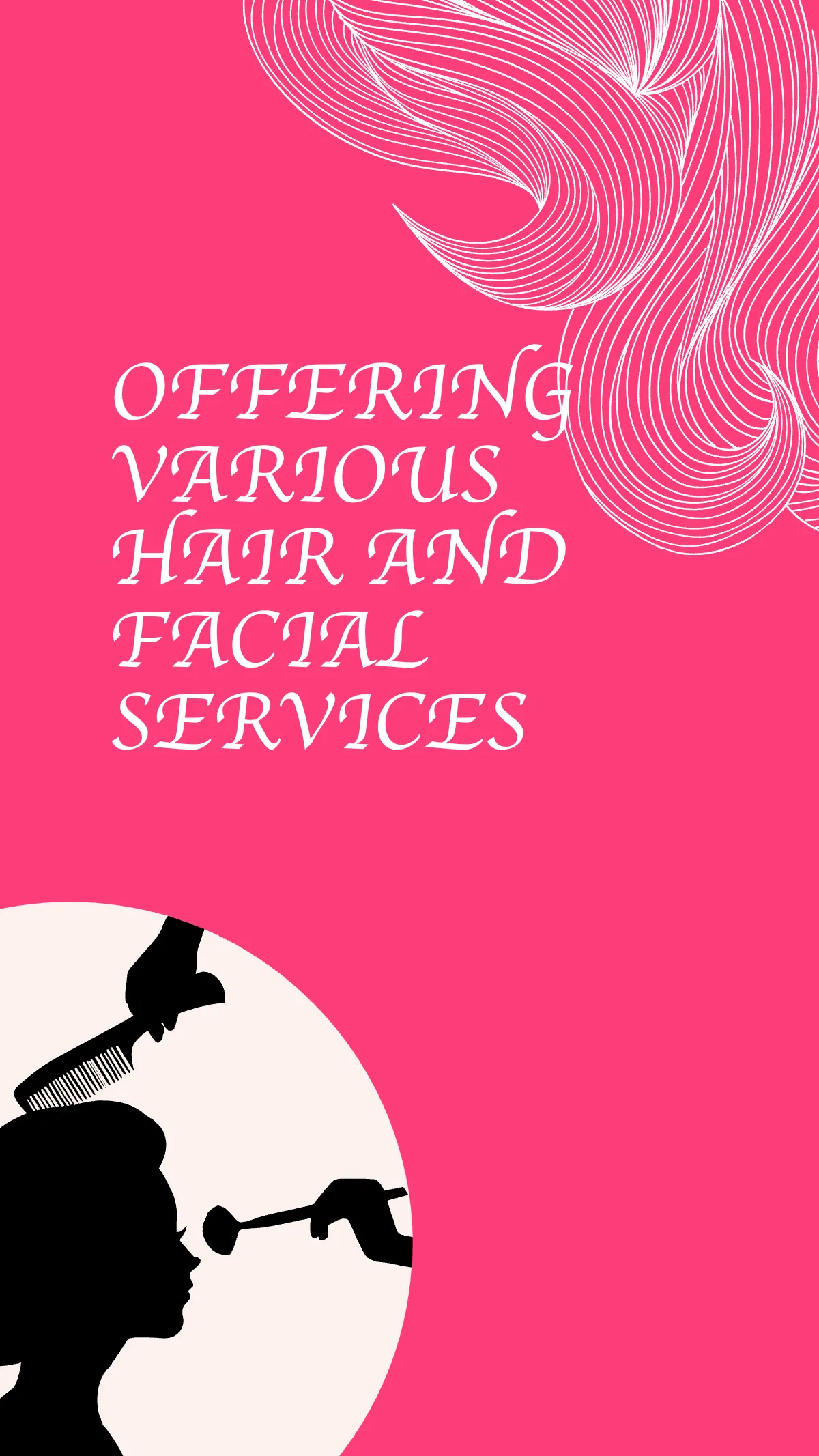 Free Beauty And Hair Salon Instagram Story Template to Edit Online