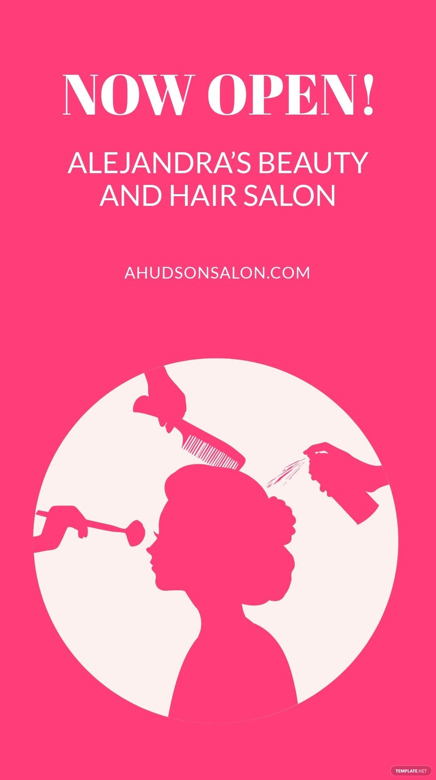 Beauty And Hair Salon Instagram Story Template