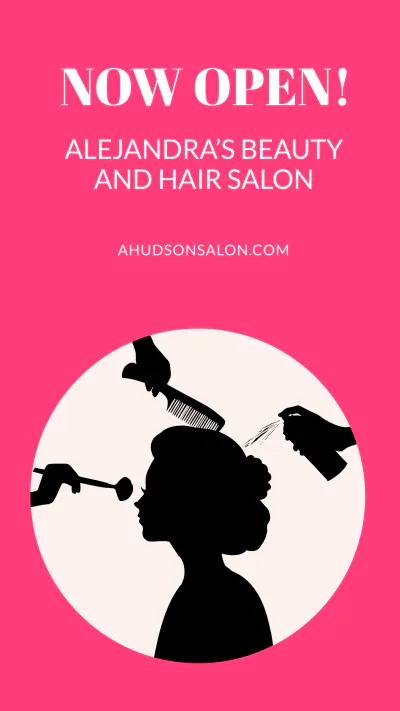Free Beauty And Hair Salon Instagram Story Template to Edit Online