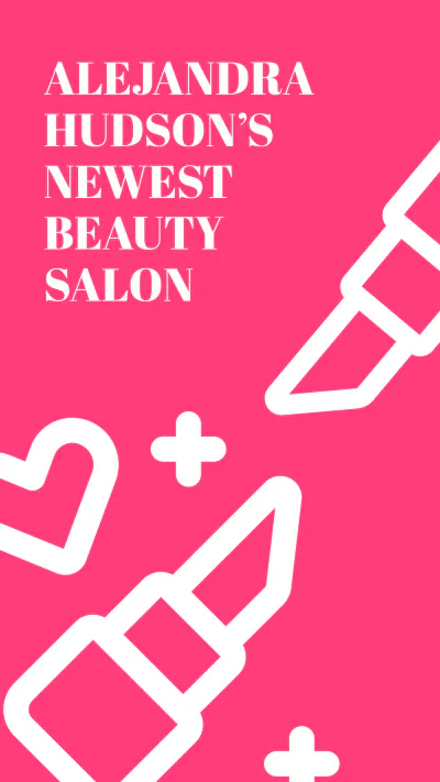 Free Beauty And Hair Salon Instagram Story Template to Edit Online