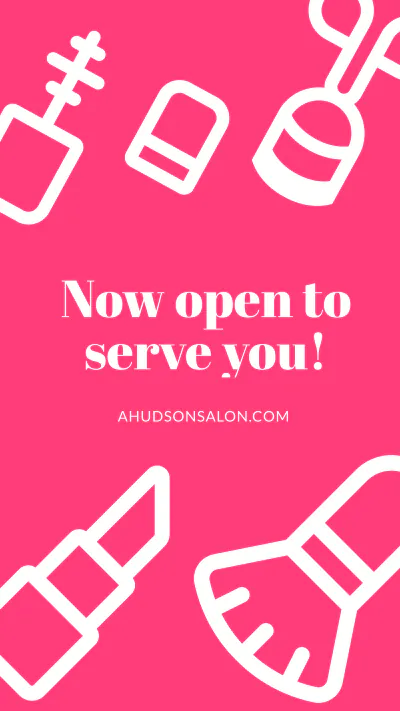 Free Beauty And Hair Salon Instagram Story Template to Edit Online