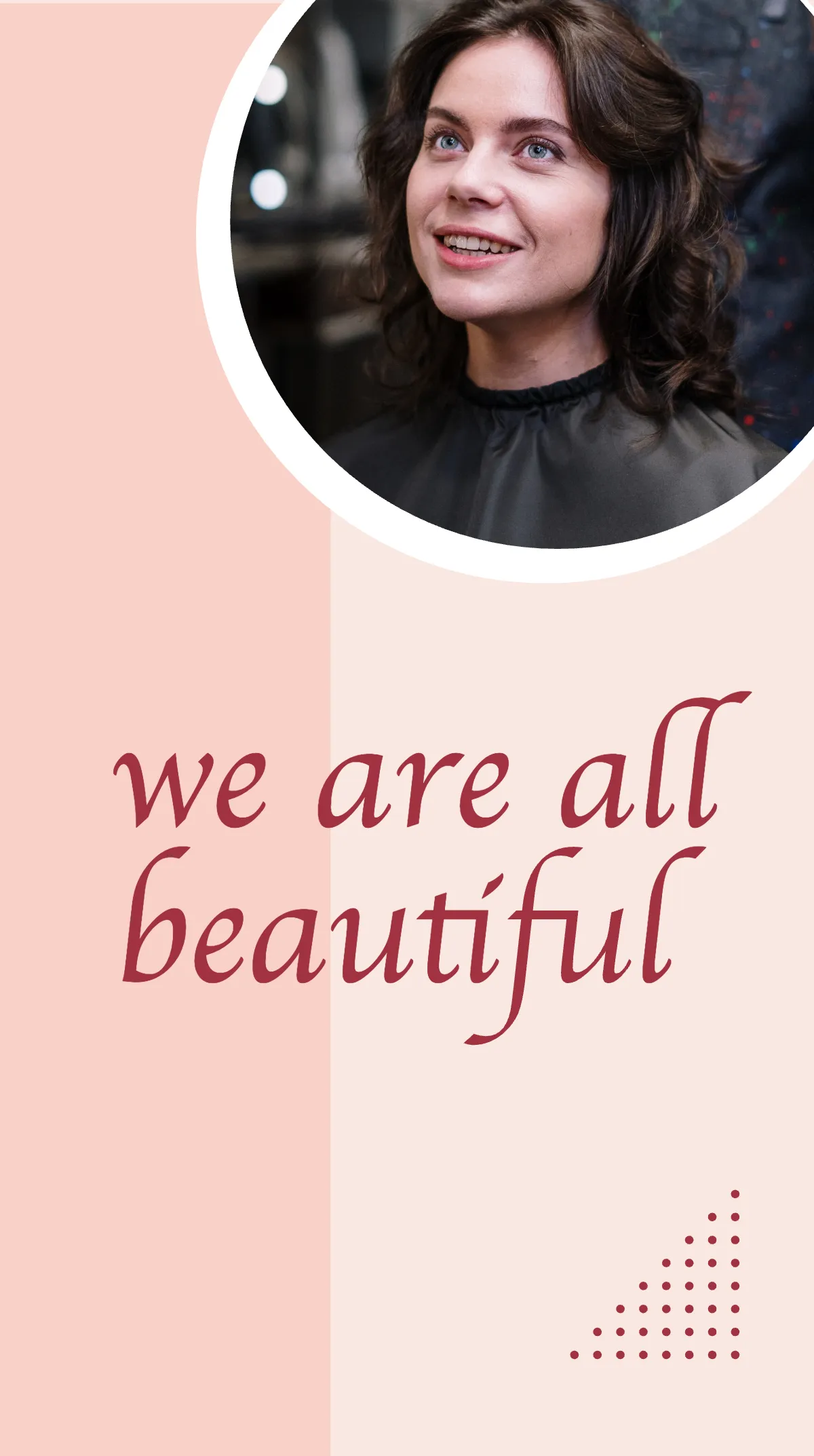 Free Simple Beauty Salon Instagram Story Template to Edit Online