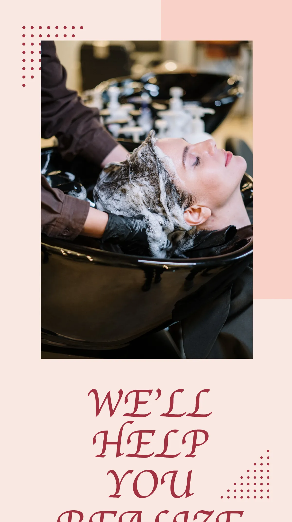 Free Simple Beauty Salon Instagram Story Template to Edit Online