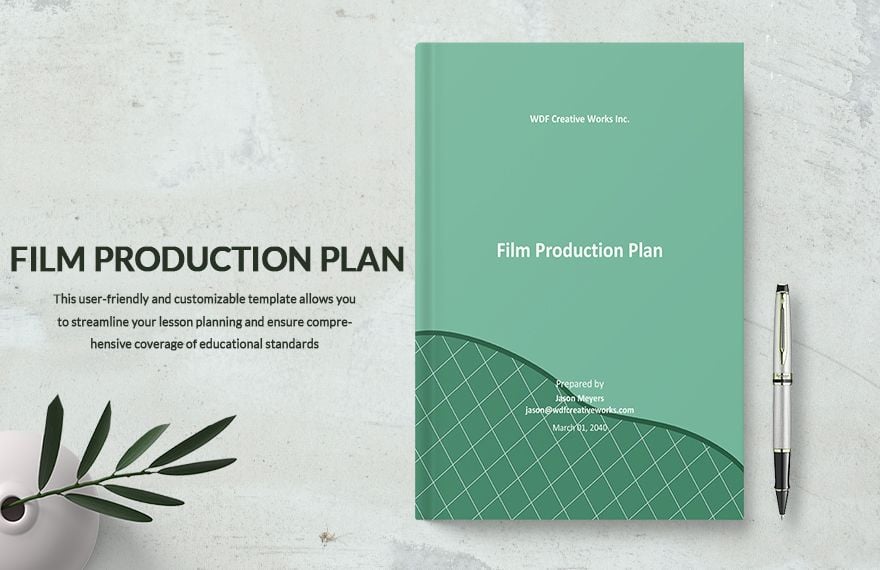 Film Production Plan Template