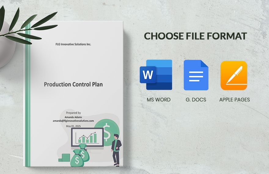 Production Control Plan Template