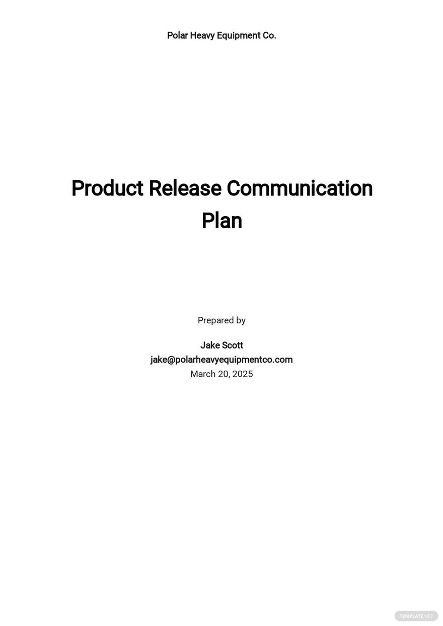 Free Release Test Plan Template - Google Docs, Word, Apple Pages, PDF ...