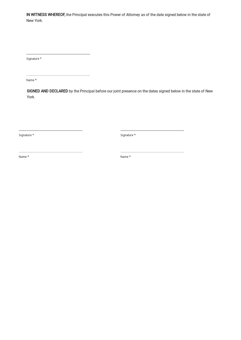 Vehicle Power of Attorney Form Template - Word | Google Docs