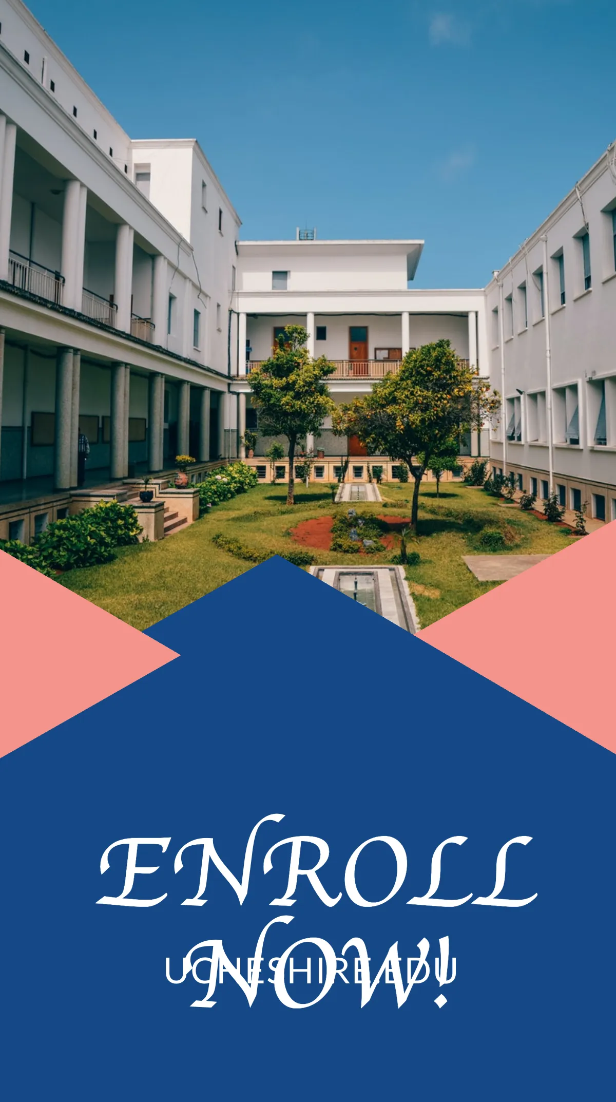 Free University Admission Instagram Story Template to Edit Online