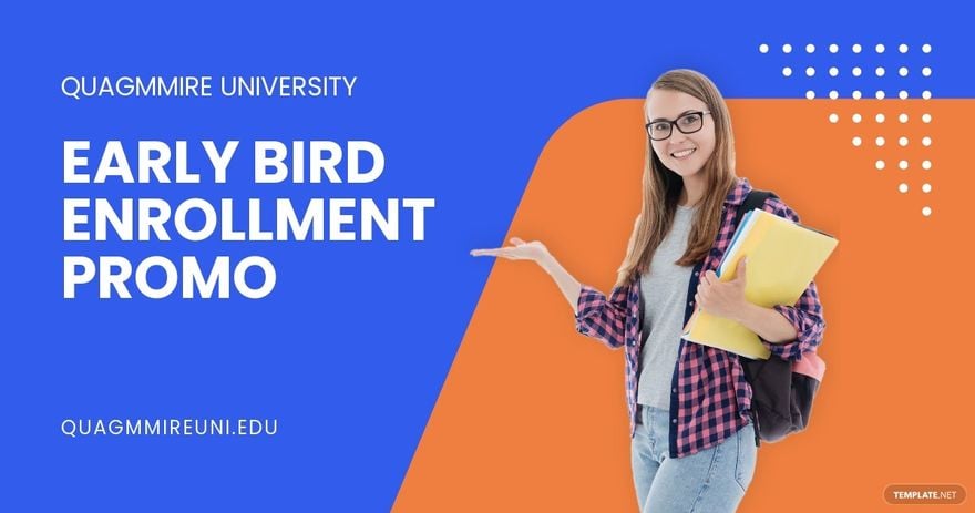 Free University Promotion Facebook Post Template