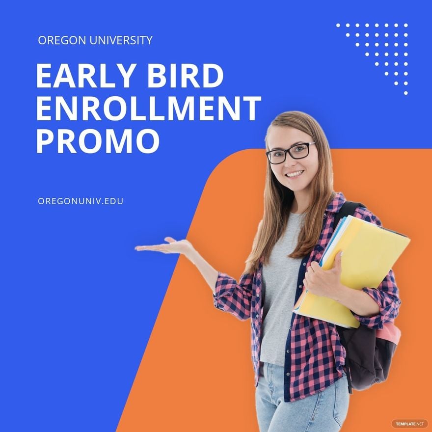 Free University Promotion Linkedin Post Template