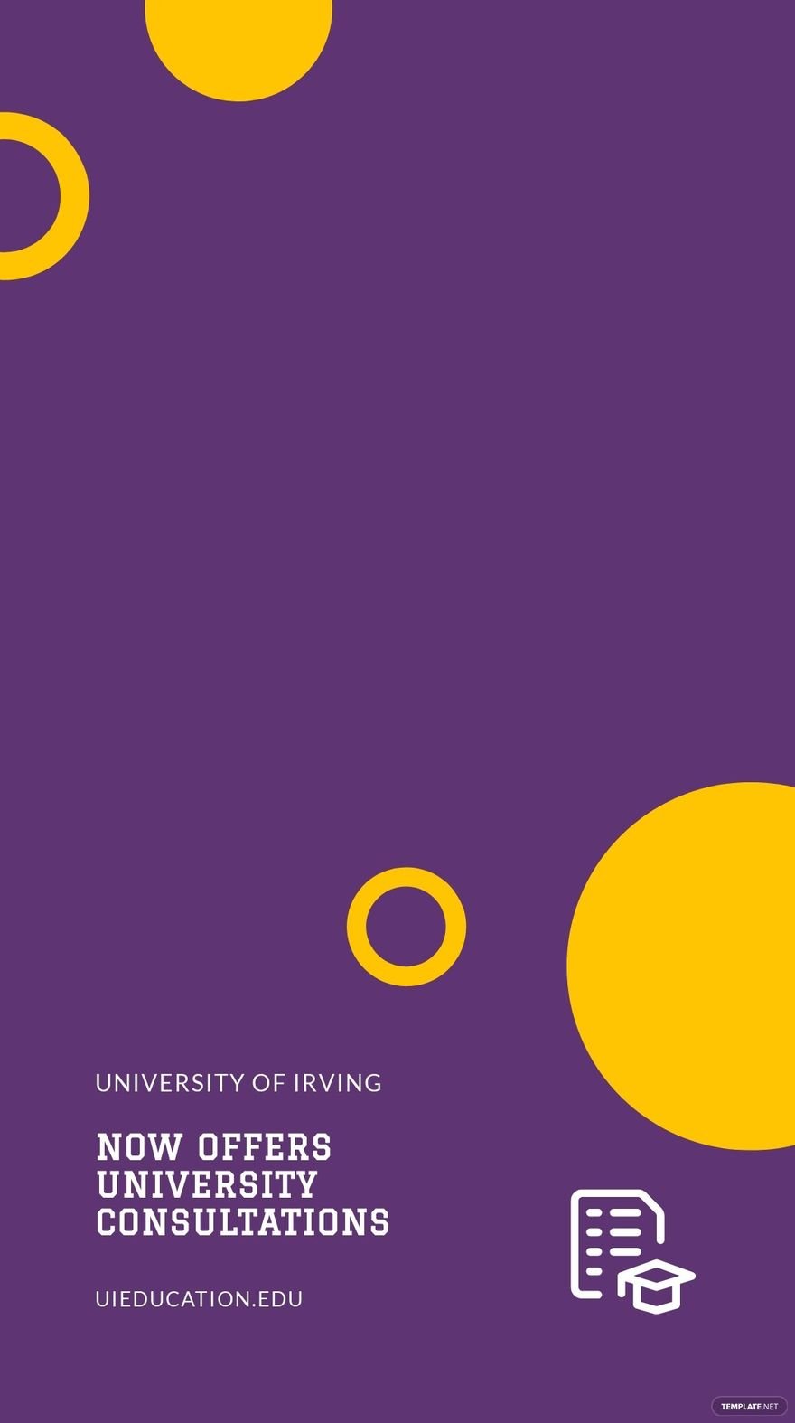 University Consultancy Snapchat Geofilter Template