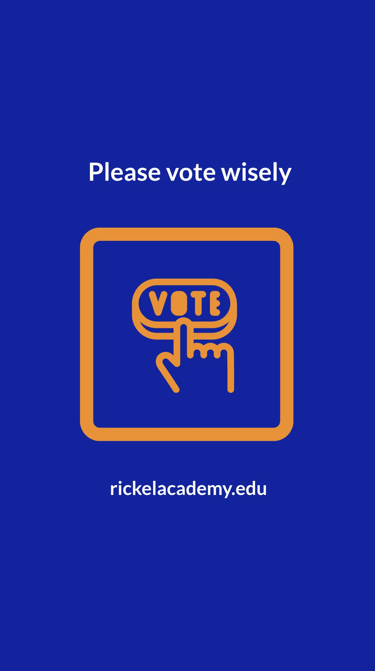 Free Student Council Election Campaign Instagram Story Template to Edit Online