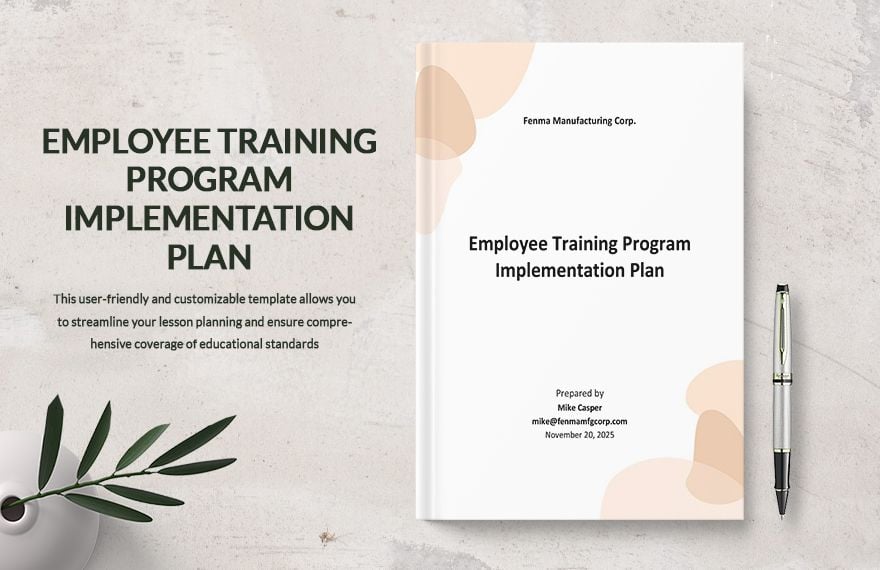 Program Implementation Plan Template
