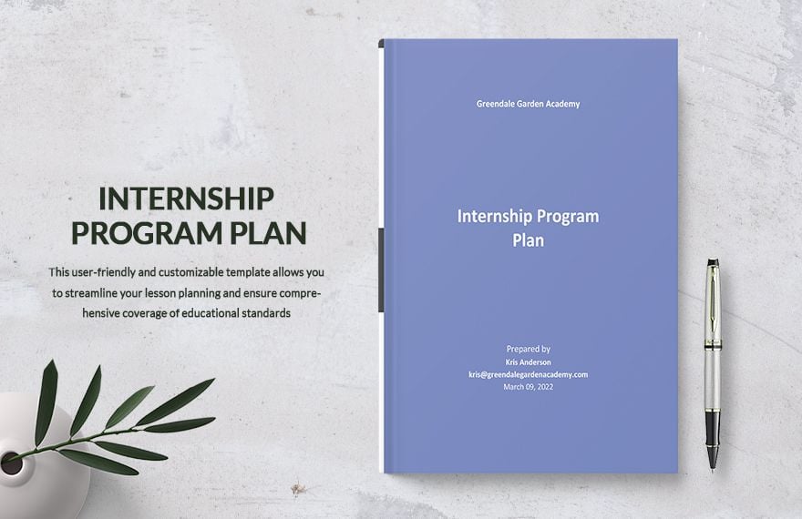 Internship Program Plan Template in Word, Google Docs, PDF, Apple Pages
