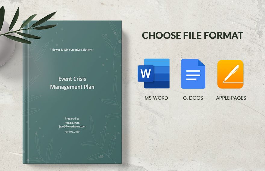 Event Crisis Management Plan Template