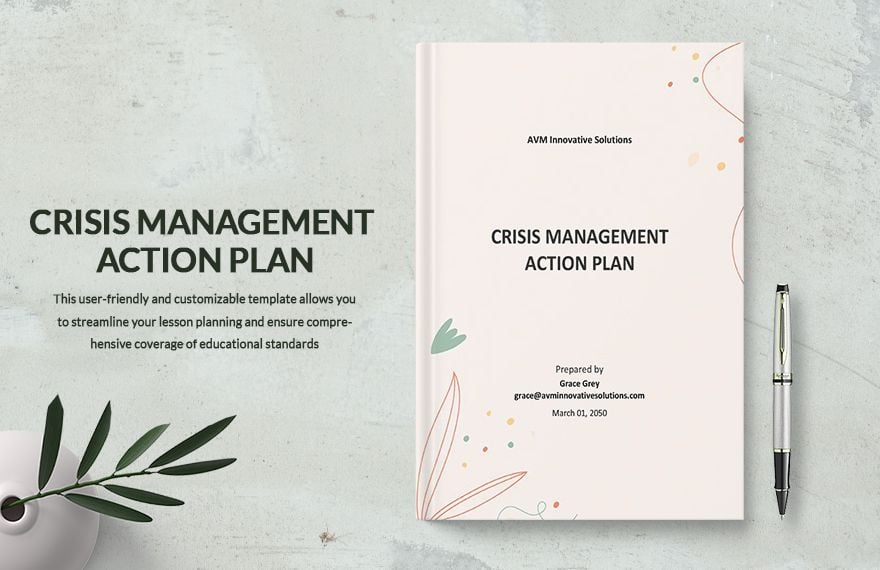 Crisis Management Action Plan Template