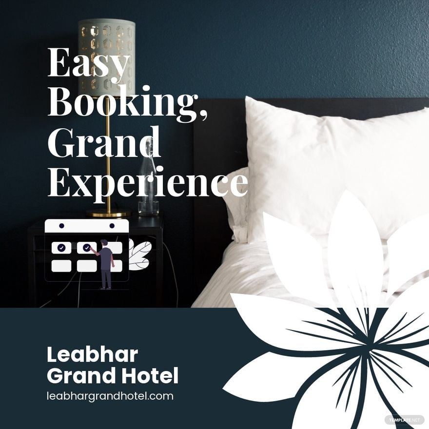 Free Hotel Booking Instagram Post Template