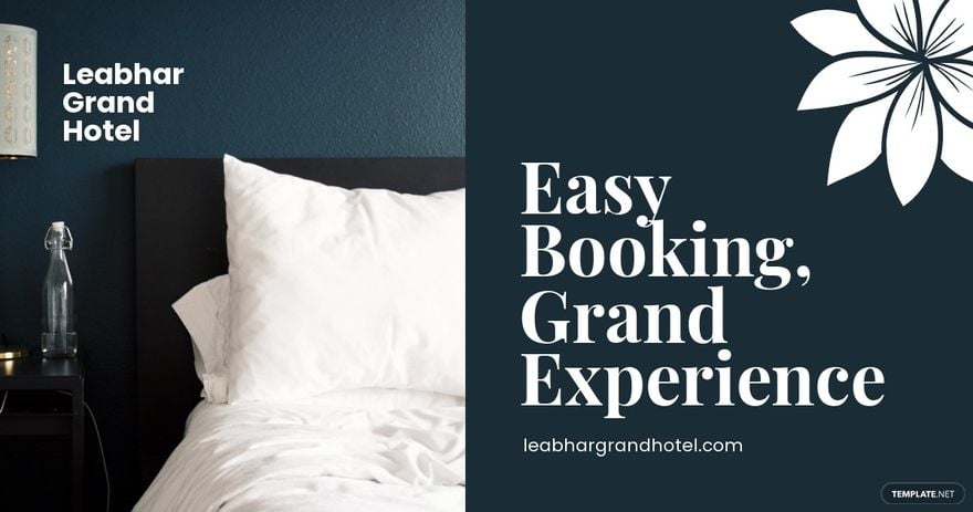 Hotel Booking Facebook Post Template