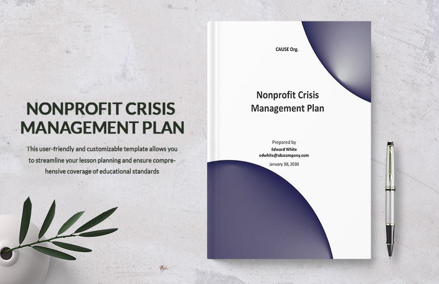 Nonprofit Crisis Management Plan Template