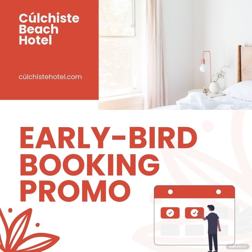 Free Hotel Bookings Sale Instagram Post Template
