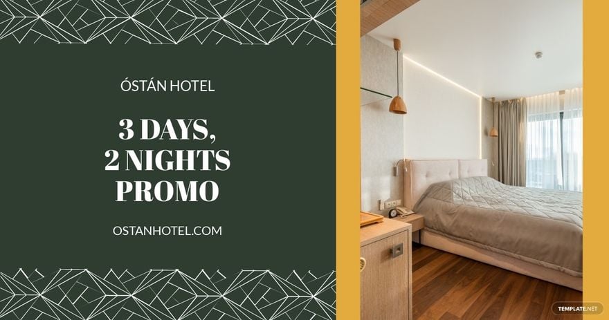 Hotel Promotion Facebook Post Template