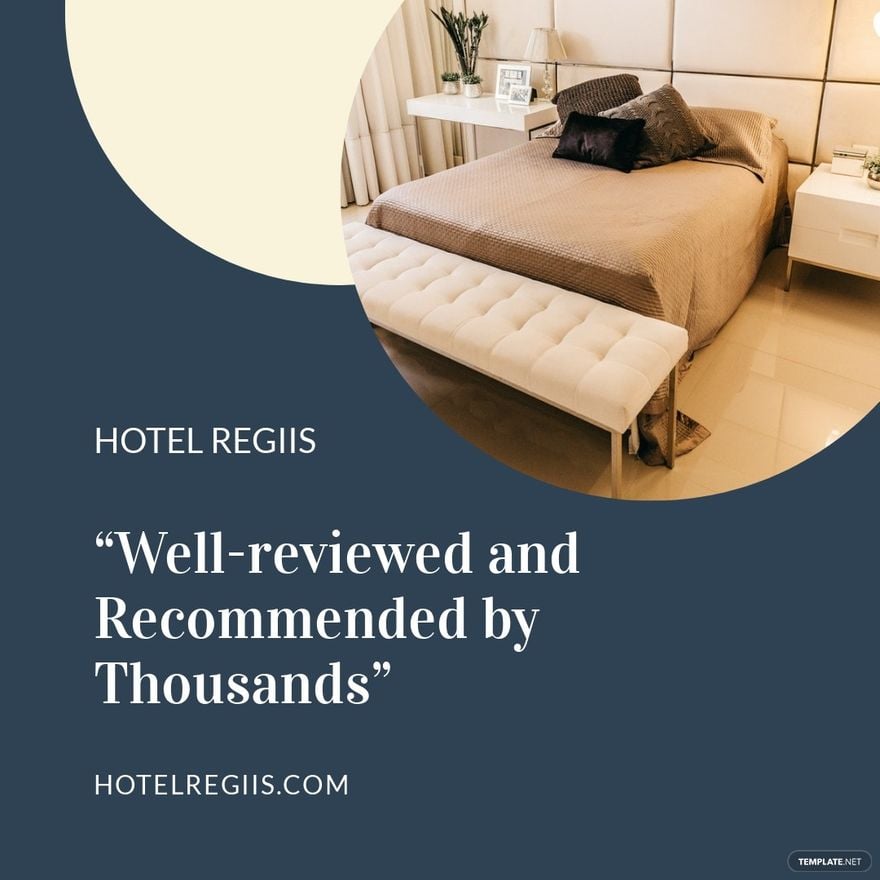 Hotel Recommendation Instagram Post Template