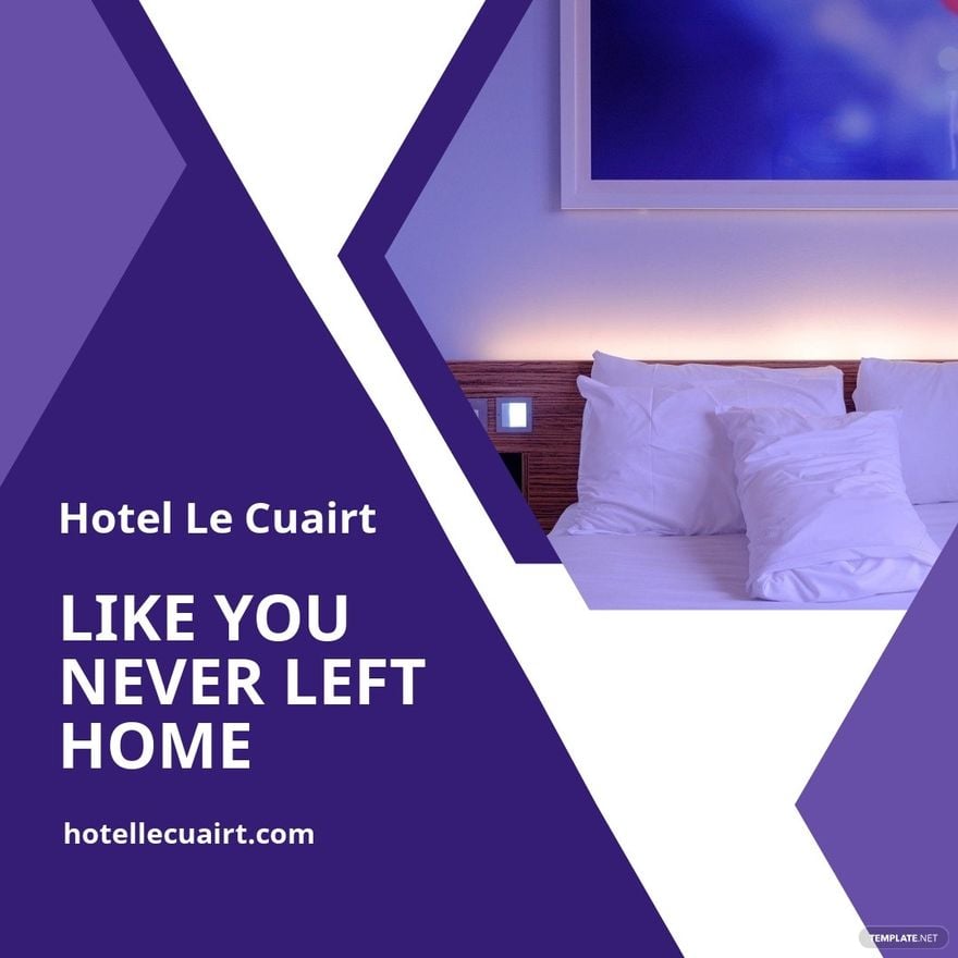 Free Hotel Advertisement Instagram Post Template