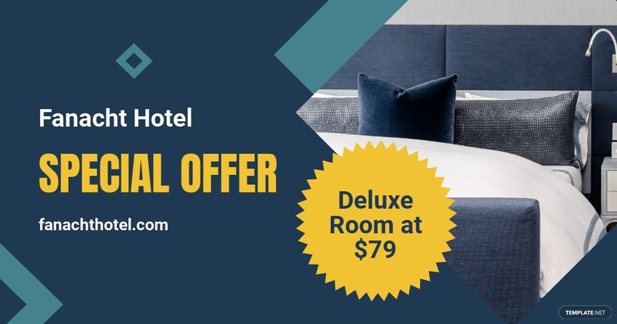 Free Hotel Offers Facebook Post Template
