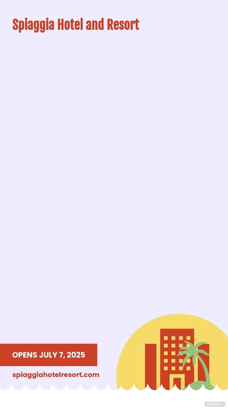 Hotel Opening Snapchat Geofilter Template