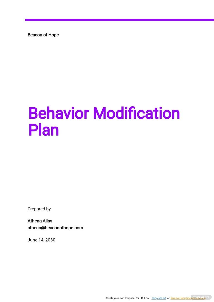 Sample Behavior Modification Plan Template.jpe