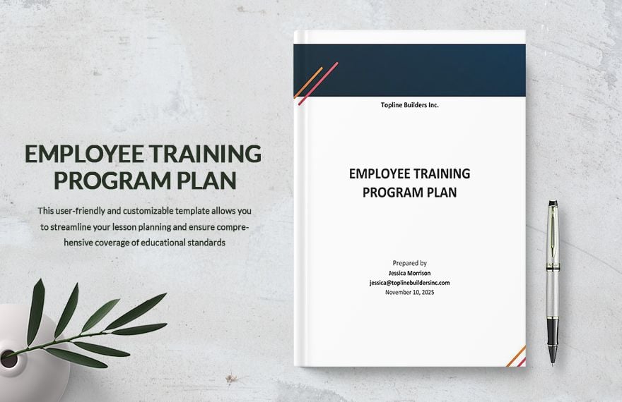 Training Program Plan Template in Word, Google Docs, PDF, Apple Pages