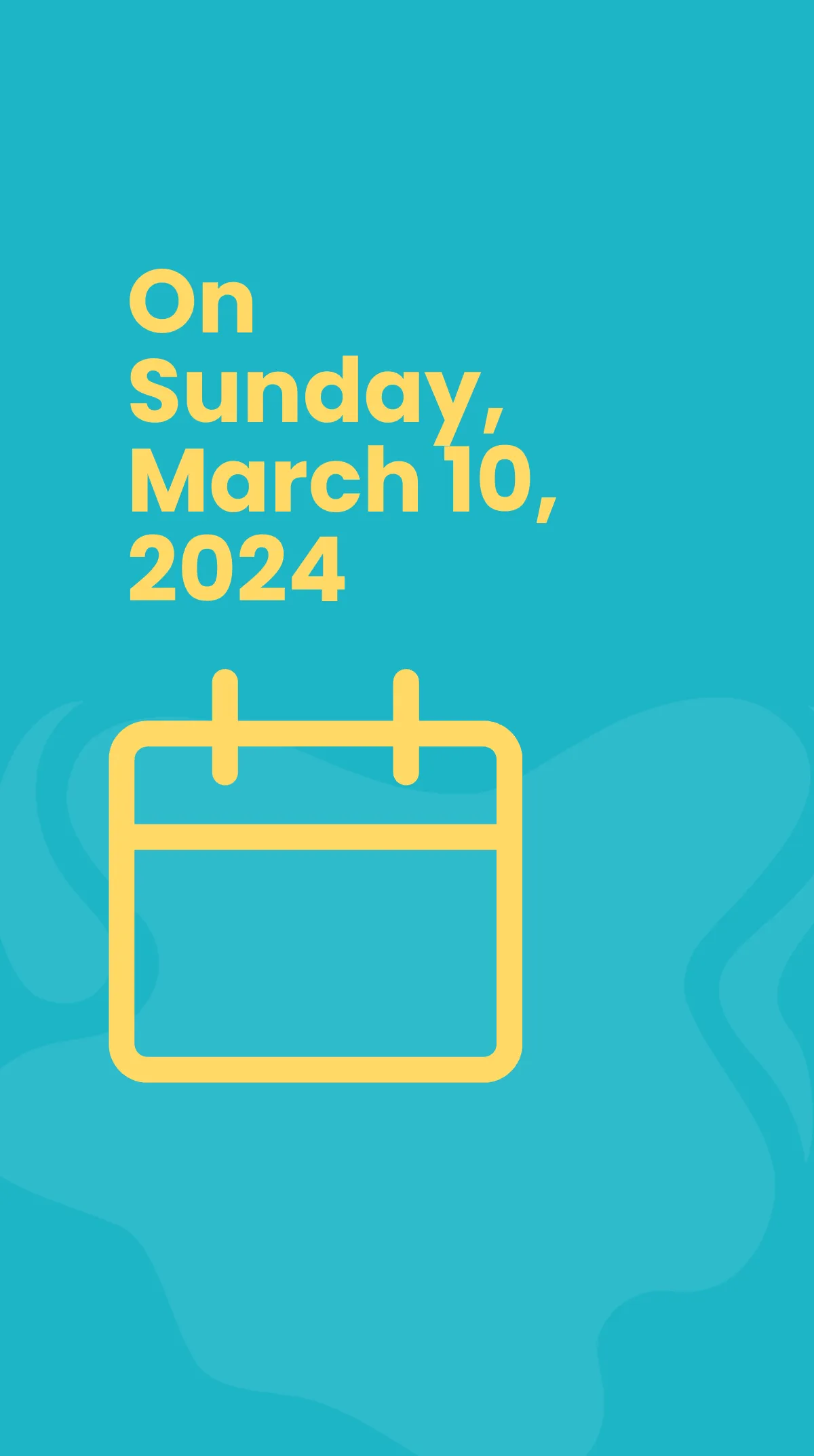 Free Spring Forward Daylight Saving Instagram Story Template to Edit Online