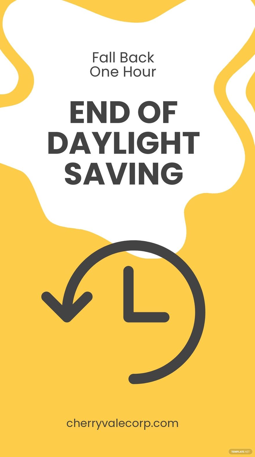 Free Daylight Saving Ends Instagram Story Template