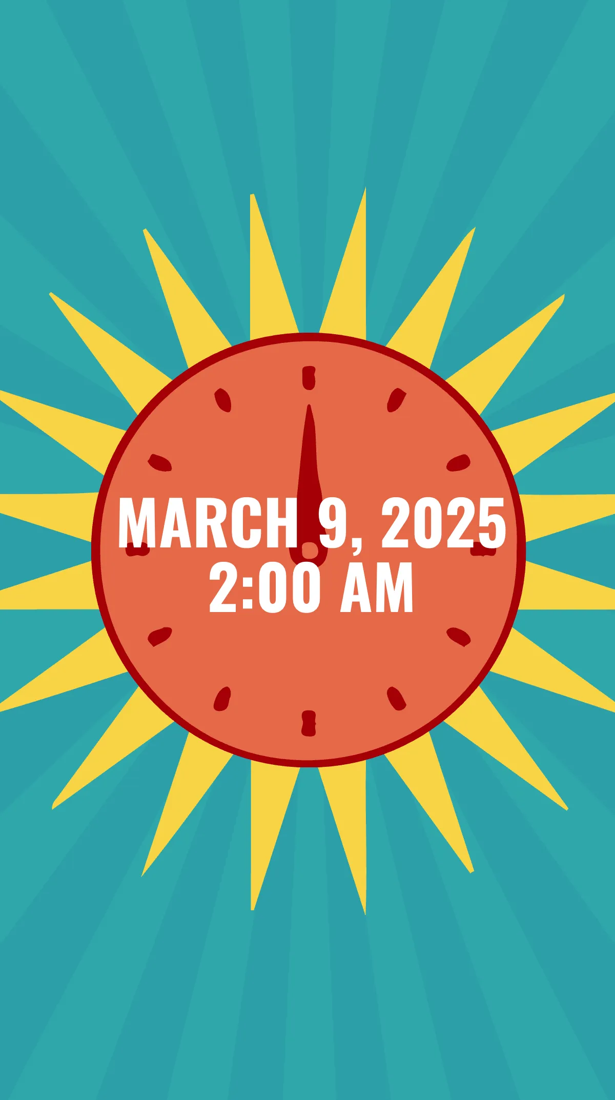 Free Daylight Saving Reminder Instagram Story Template to Edit Online