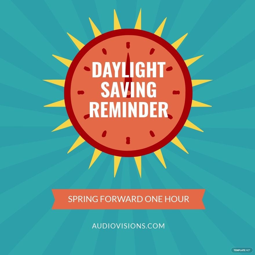 Daylight Saving Reminder Linkedin Post