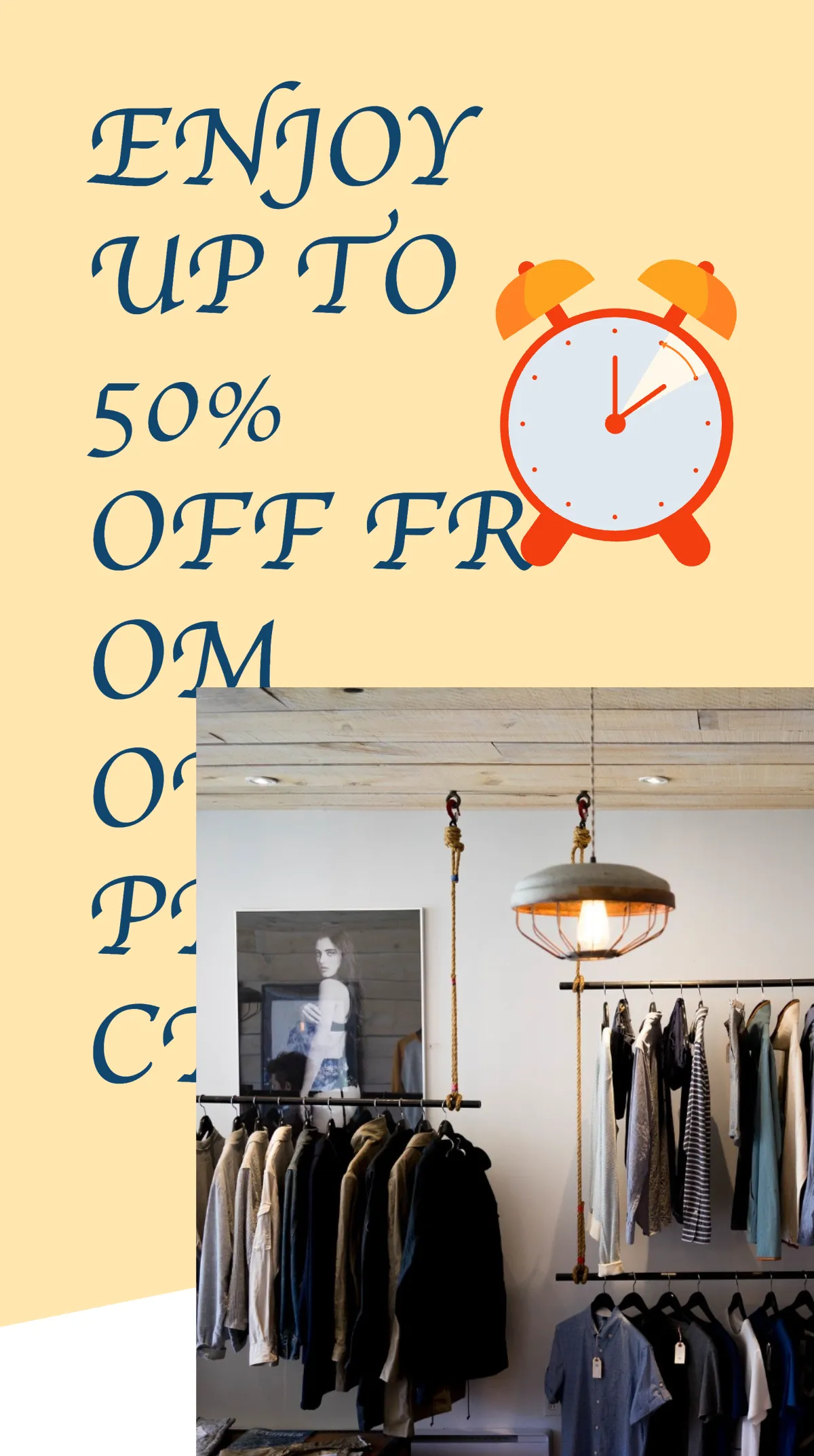 Free Daylight Saving Sale Instagram Story Template to Edit Online