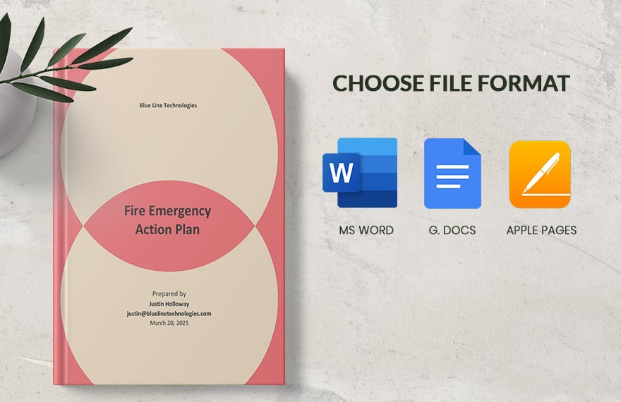 Simple Emergency Action Plan Template