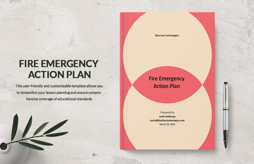 Simple Emergency Action Plan Template