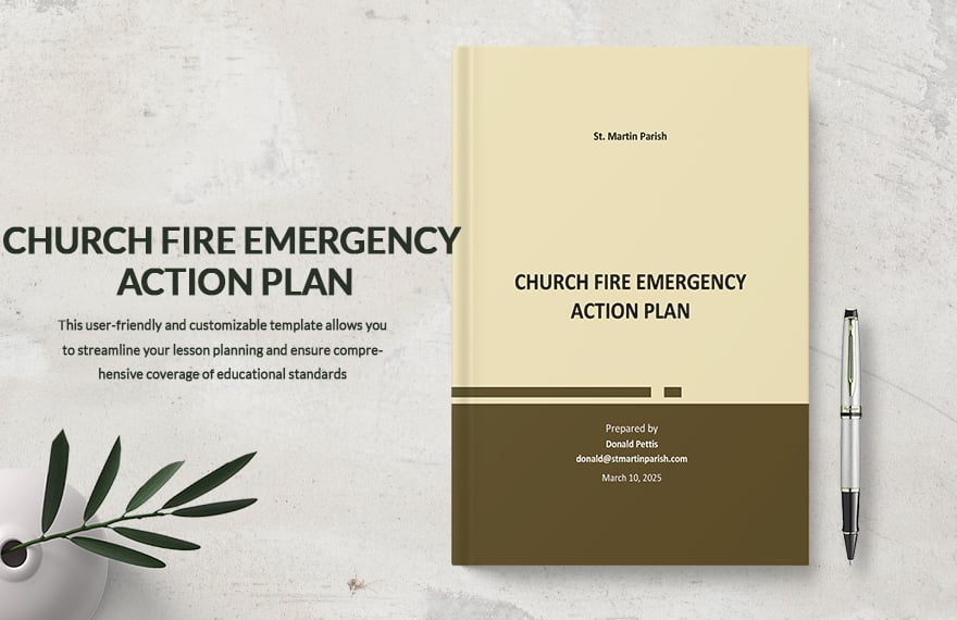 Church Emergency Action Plan Template