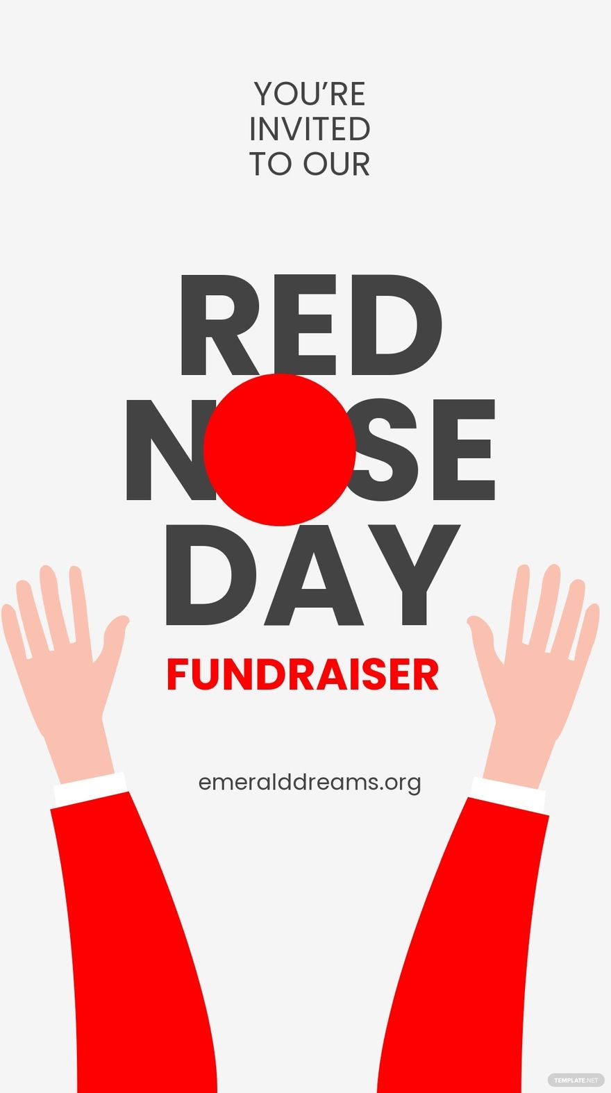 Red Nose Day Fundraising Instagram Story Template