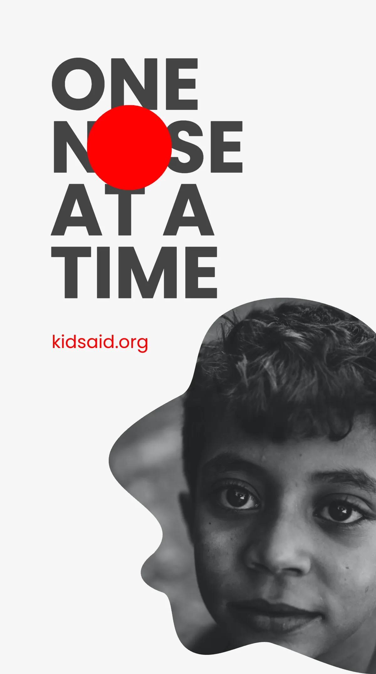 Free Simple Red Nose Day Instagram Story Template to Edit Online