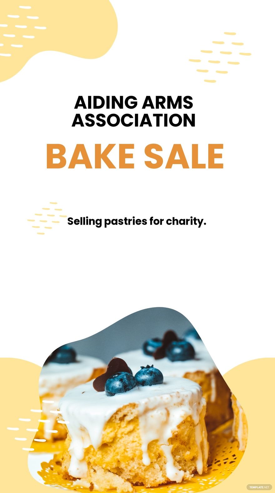 Free Bake Sale Instagram Story Template