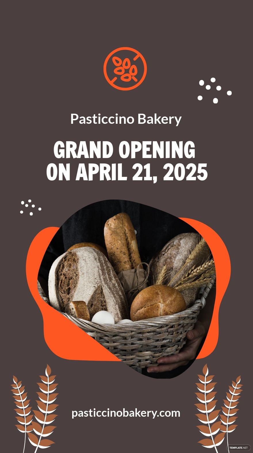 Bakery Grand Opening Instagram Story Template