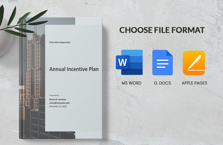 Annual Incentive Plan Template