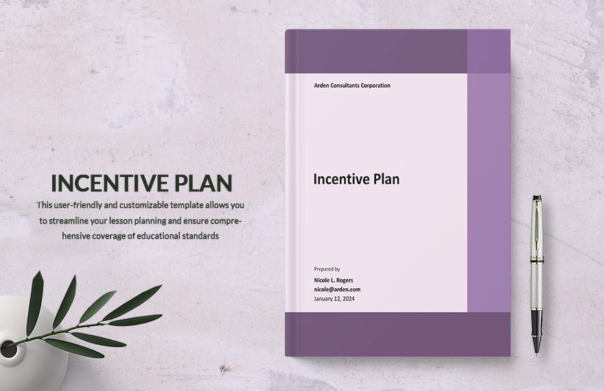 Simple Incentive Plan Template