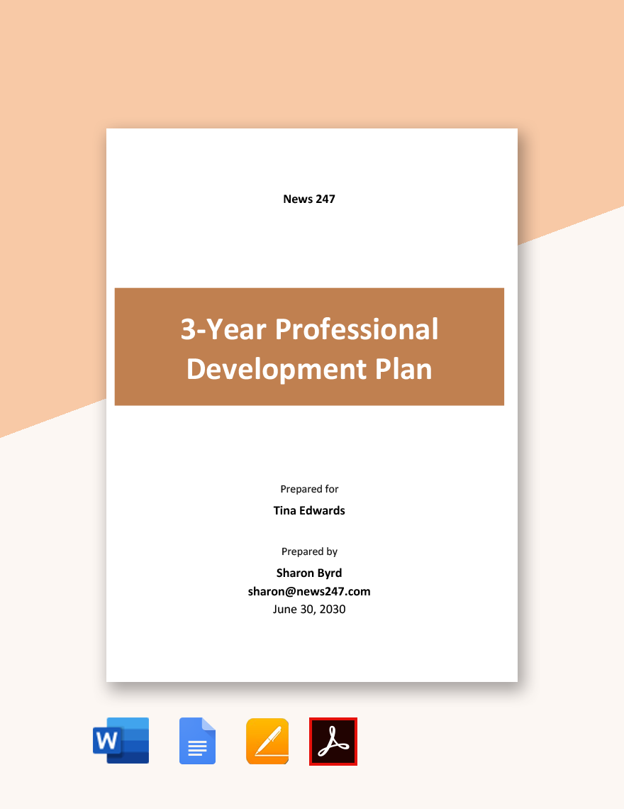 3-year-professional-development-plan-template-google-docs-word