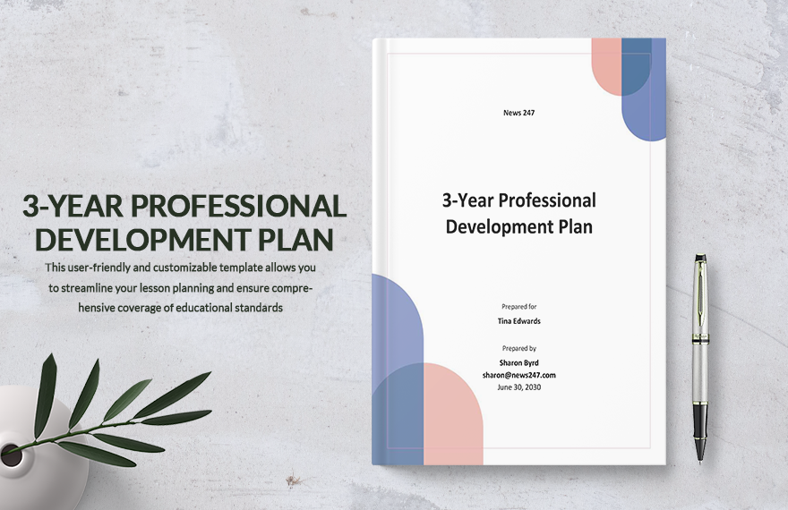 3-Year Professional Development Plan Template