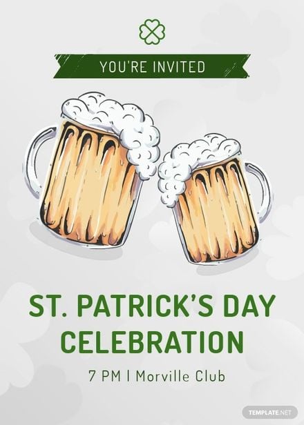 St. Patrick's Day Invitation Card