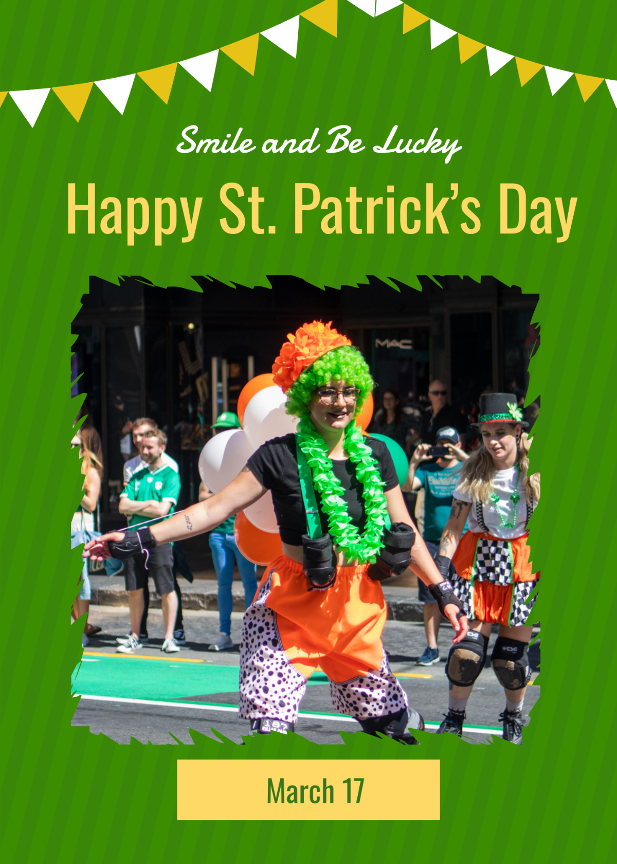 St. Patrick's Day Photo Card Template - Edit Online & Download