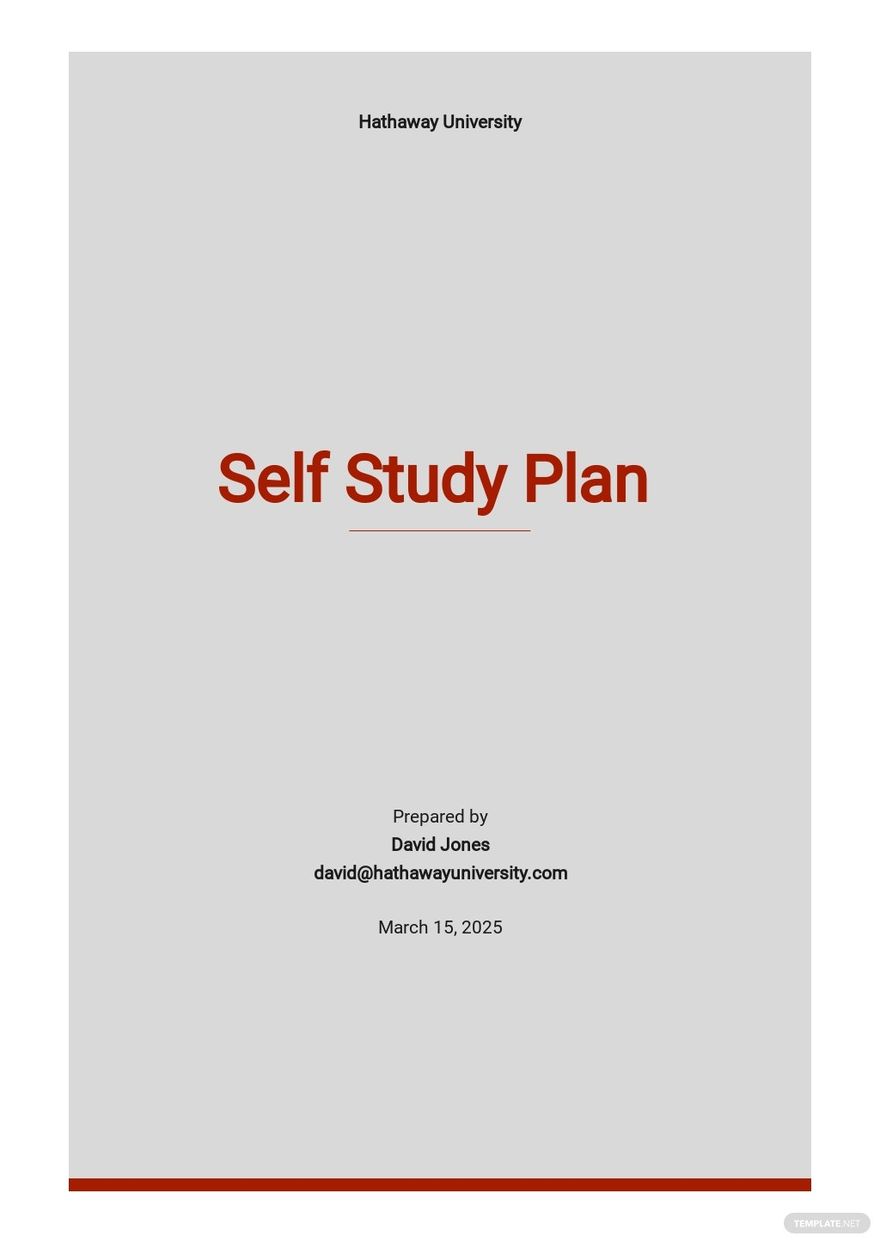 11+ Study Plan Google Docs Templates Free Downloads